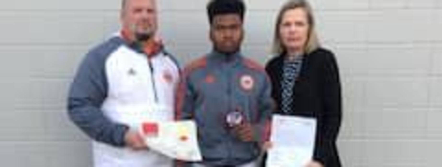 Congratulation to Adrian E. -KLFY~Athlete of the Week ~ Beau Chene Soccer Forward