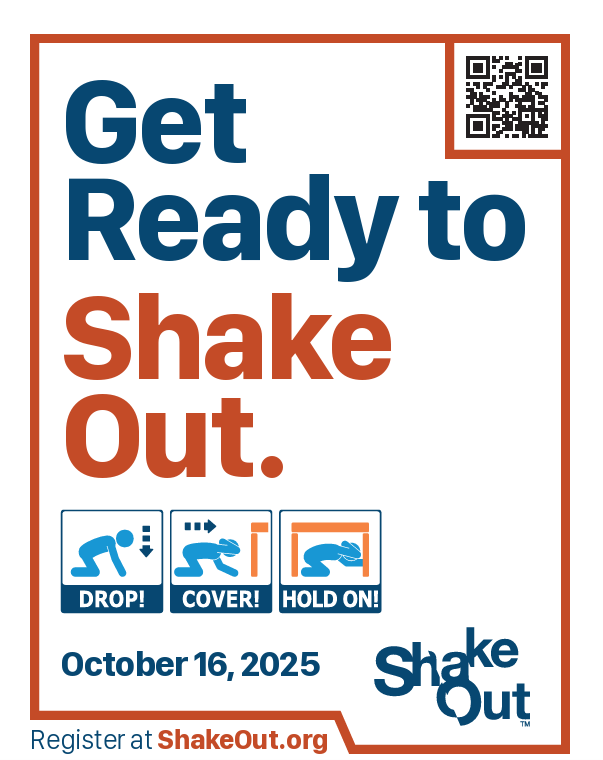 Great Shake Out Earthquake Drill