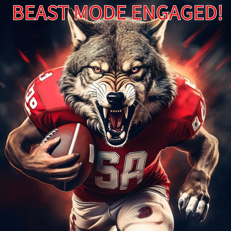 SA Football Wolf