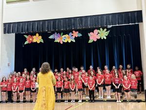 spring concert performance by students