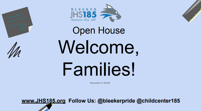 Open house cover that welcomes families