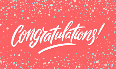 Congratulations