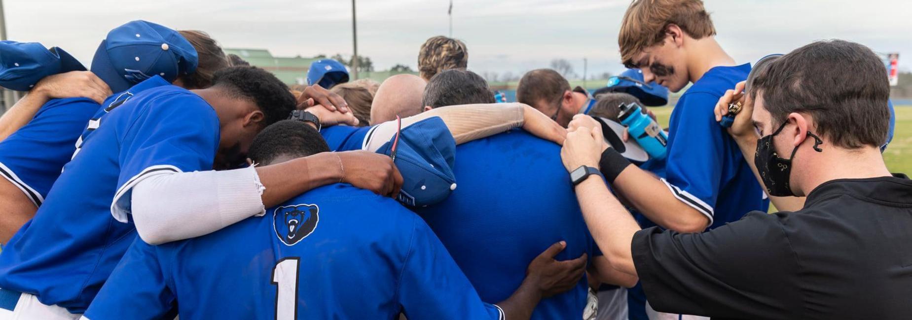 baseball team before game