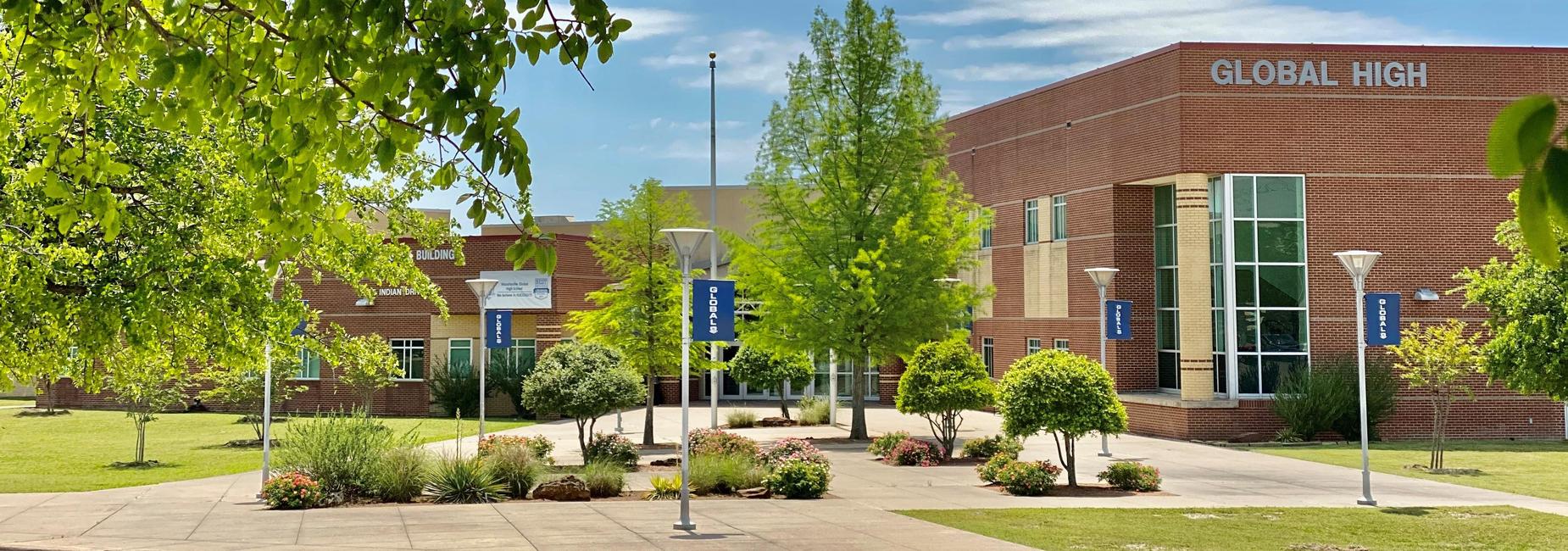 entrance to campus