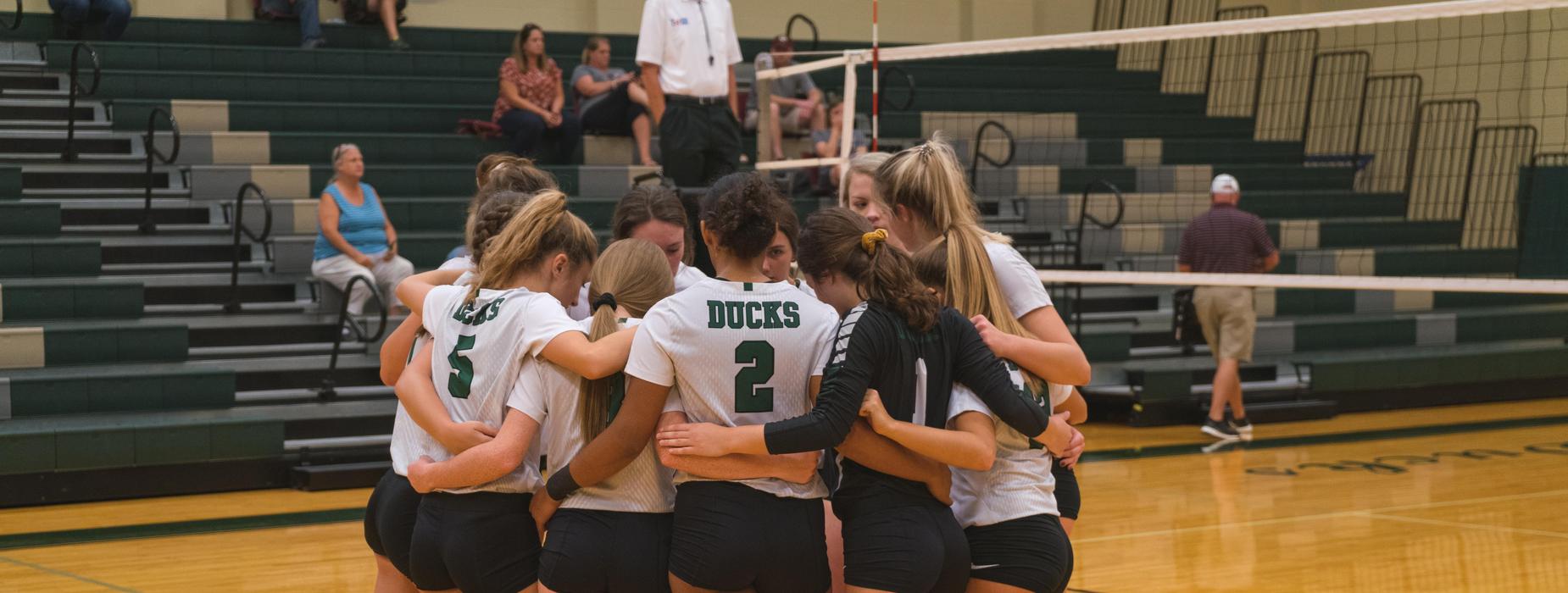 volleyball huddle