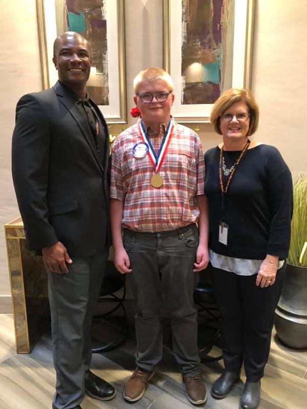 Congrats to our Rotary International Student of the Month for school spirit