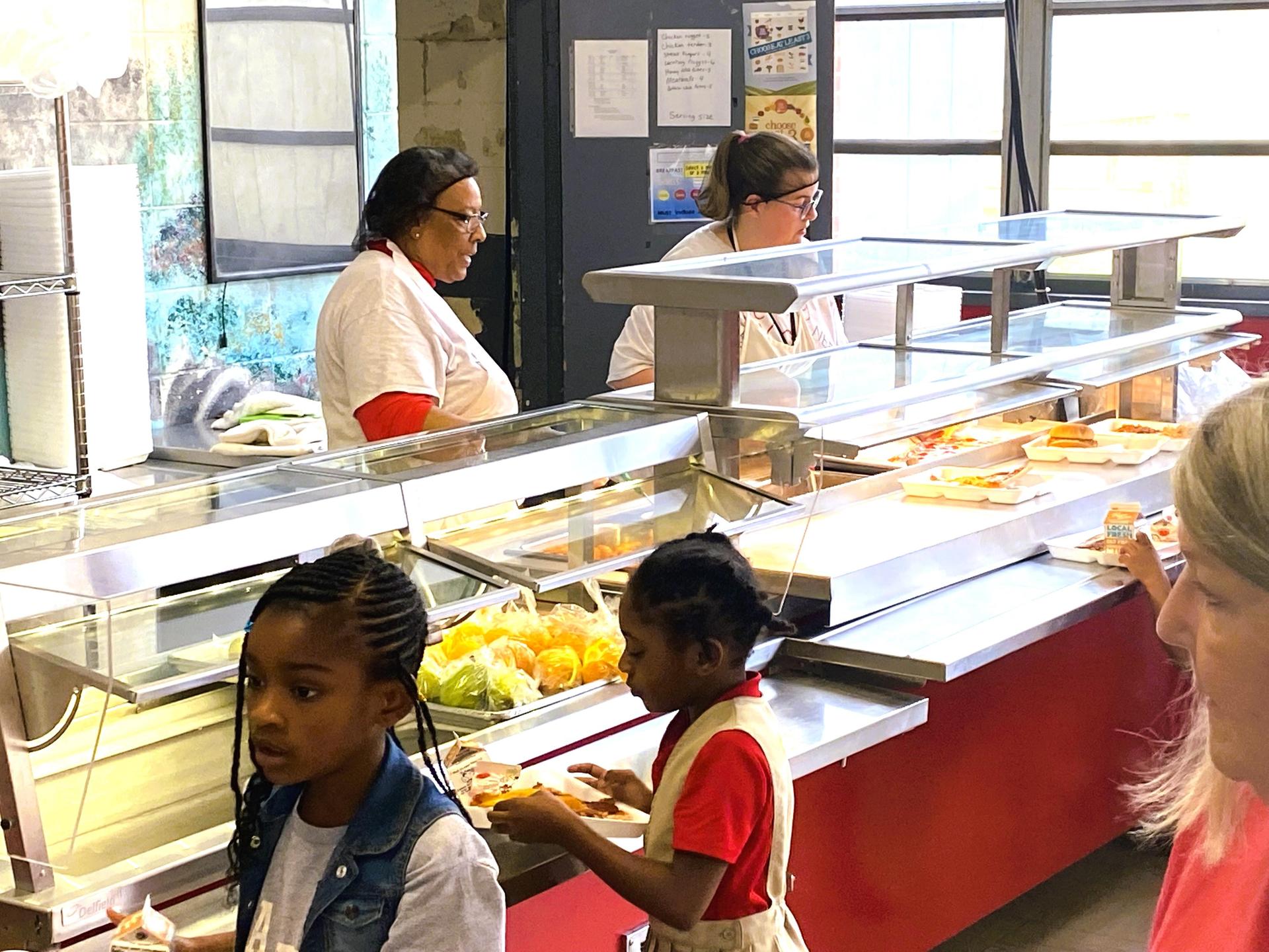 Northeast Elementary Cafeteria Line 