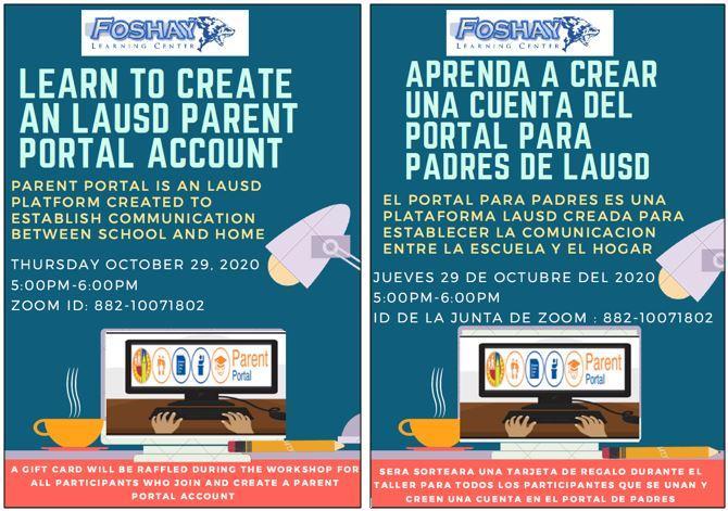 Upcoming Parent Workshop! / ¡Próximo taller para padres! Featured Photo