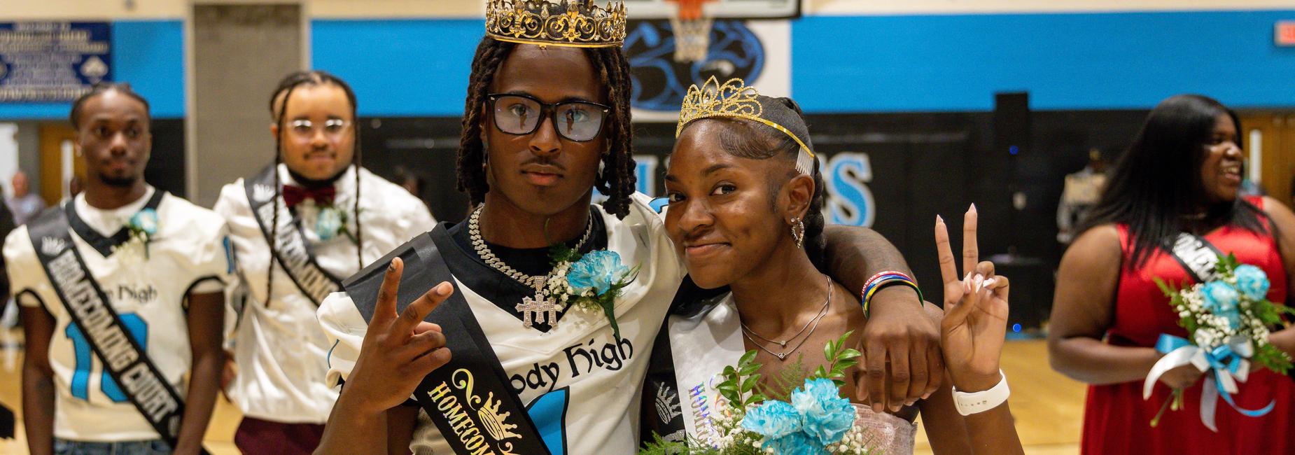 Homecoming king and queen for 2025-26