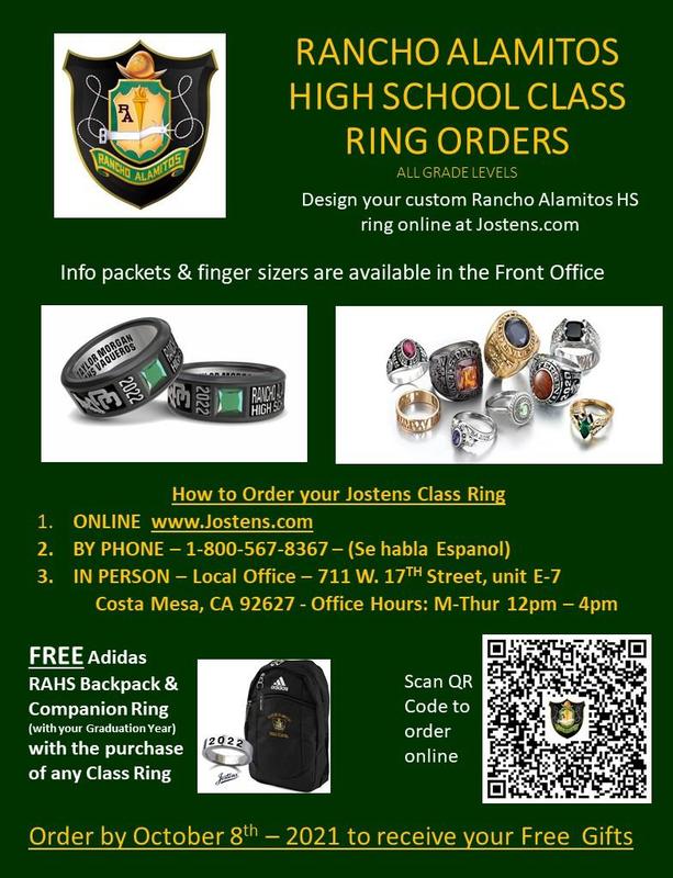 Rancho Alamitos Class Ring Information Featured Photo