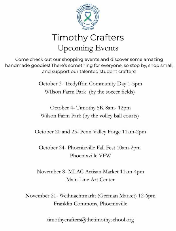 Crafters Schedule