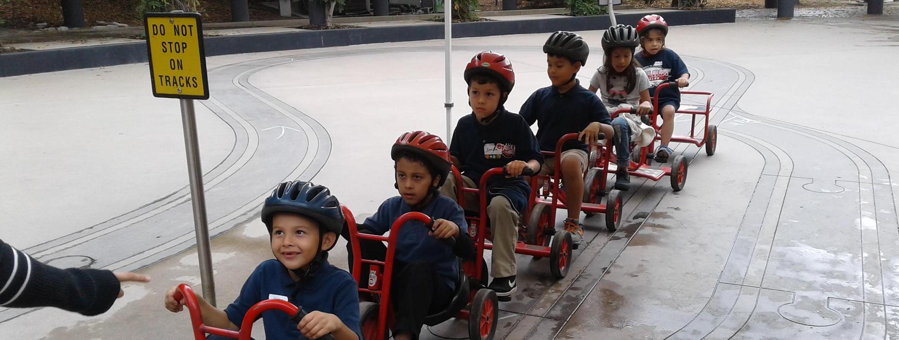 Kindergarten students at Kids' Space