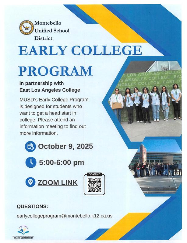 Early College Meeting