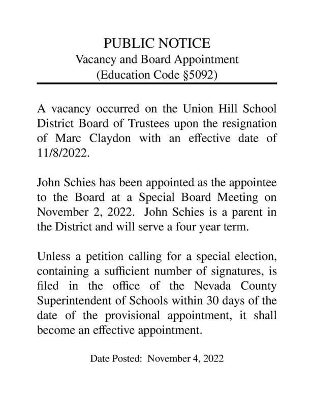 Board Appointment