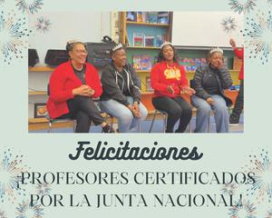¡Profesores certificados por la Junta Nacional!