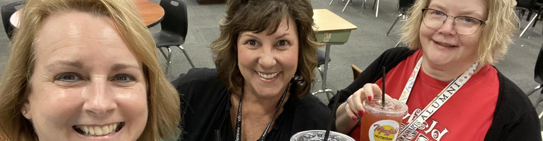 MMS with drinks from the BOE.