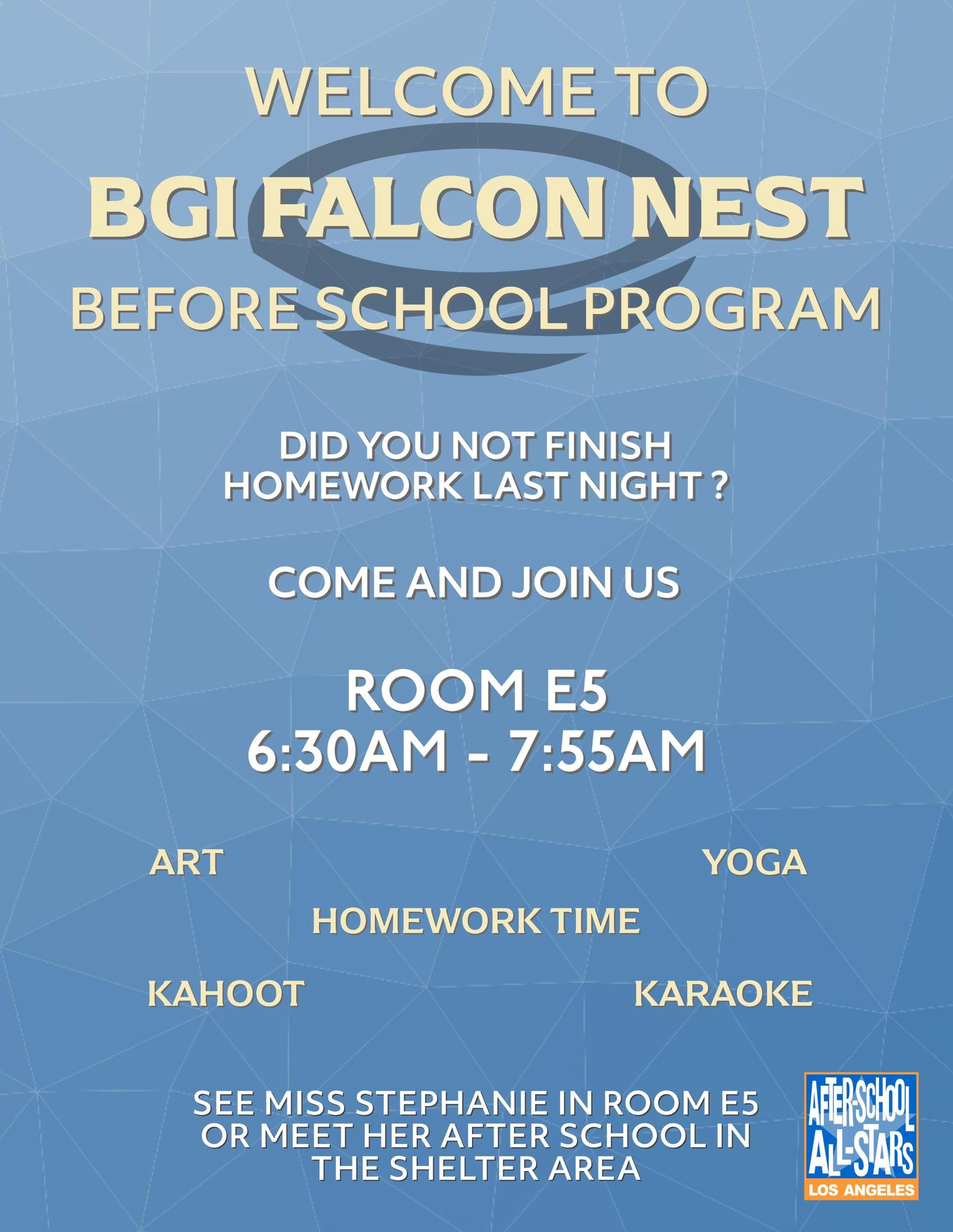 BGI All-Stars Nest Flyer