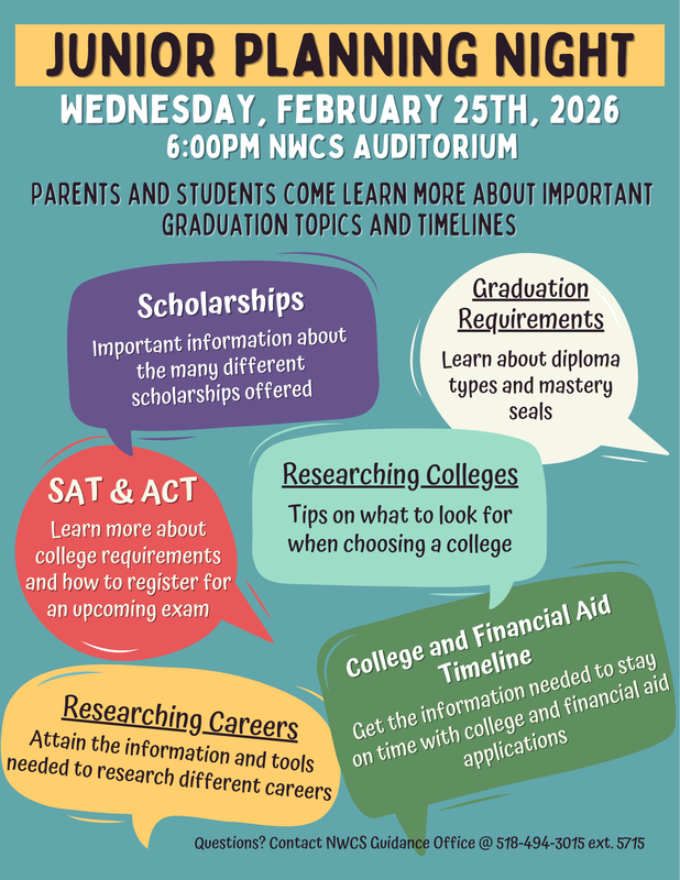 Junior Planning Night 2/26