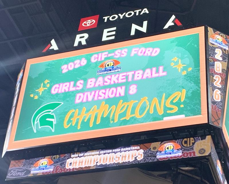 Picture of Schurr HS CIF Championship Display