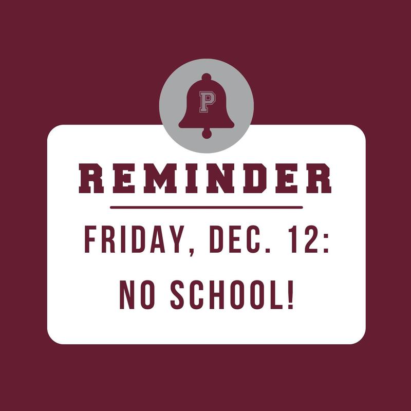 December 12 no school perry