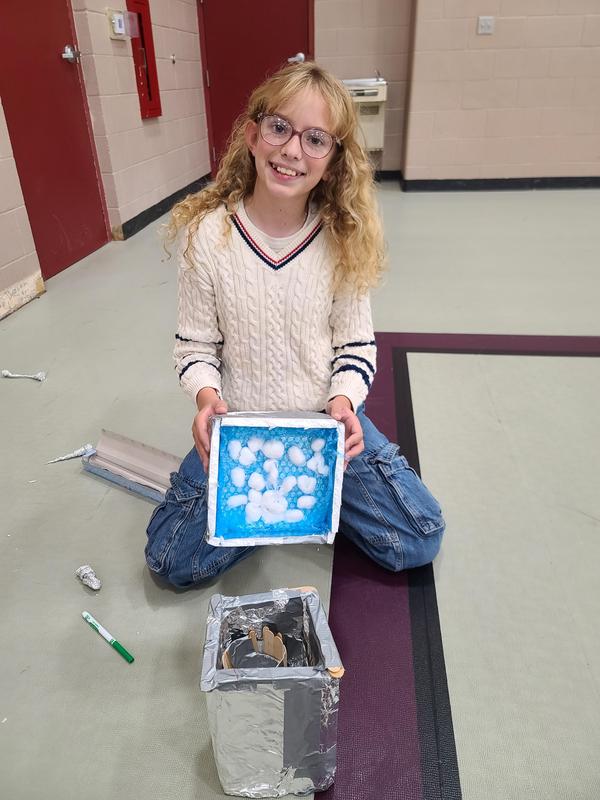 Upper Elementary 6th Grade Science Completes Thermal Insulator Project