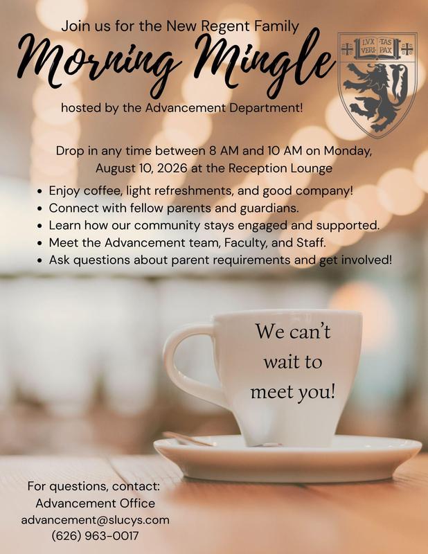 New Regent Family Morning Mingle Featured Photo