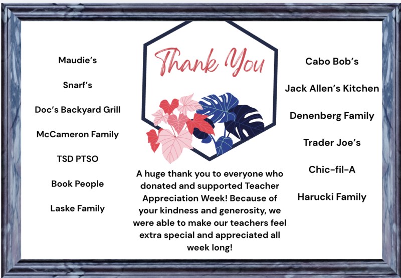 Successful Teacher Appreciation Week