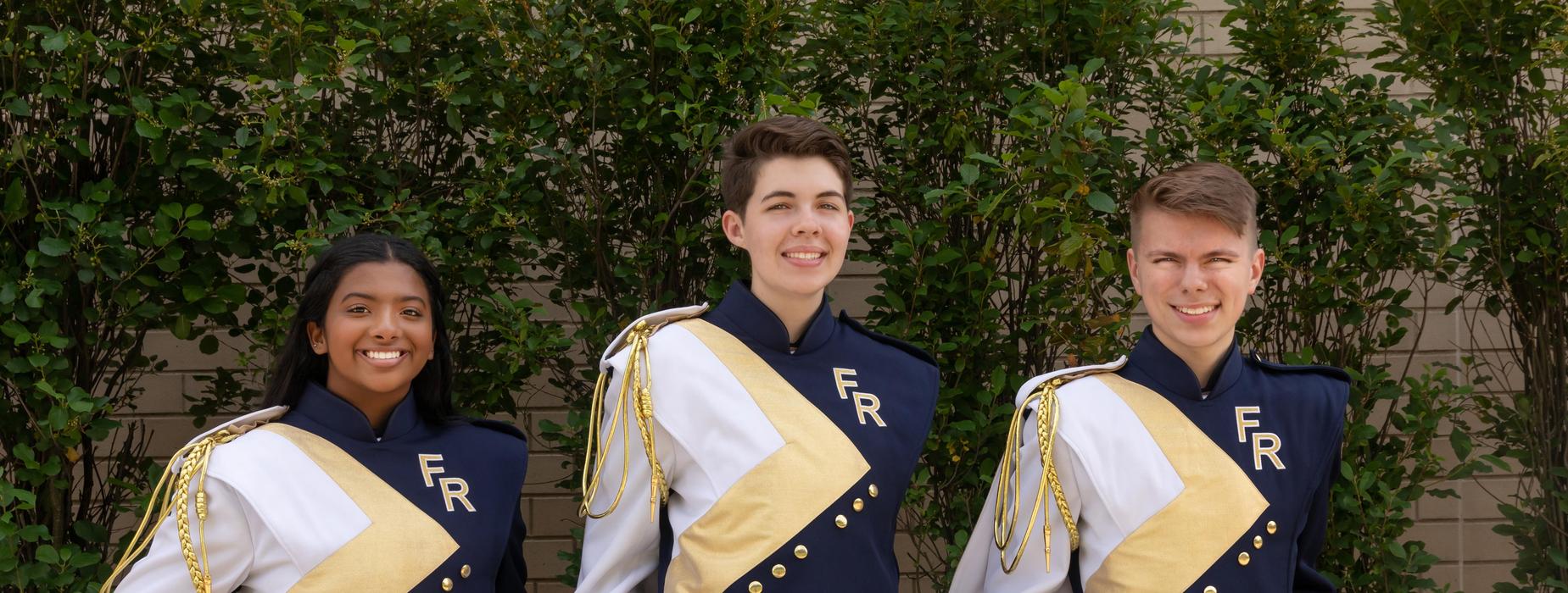 FR Panther Marching Band Drum Majors