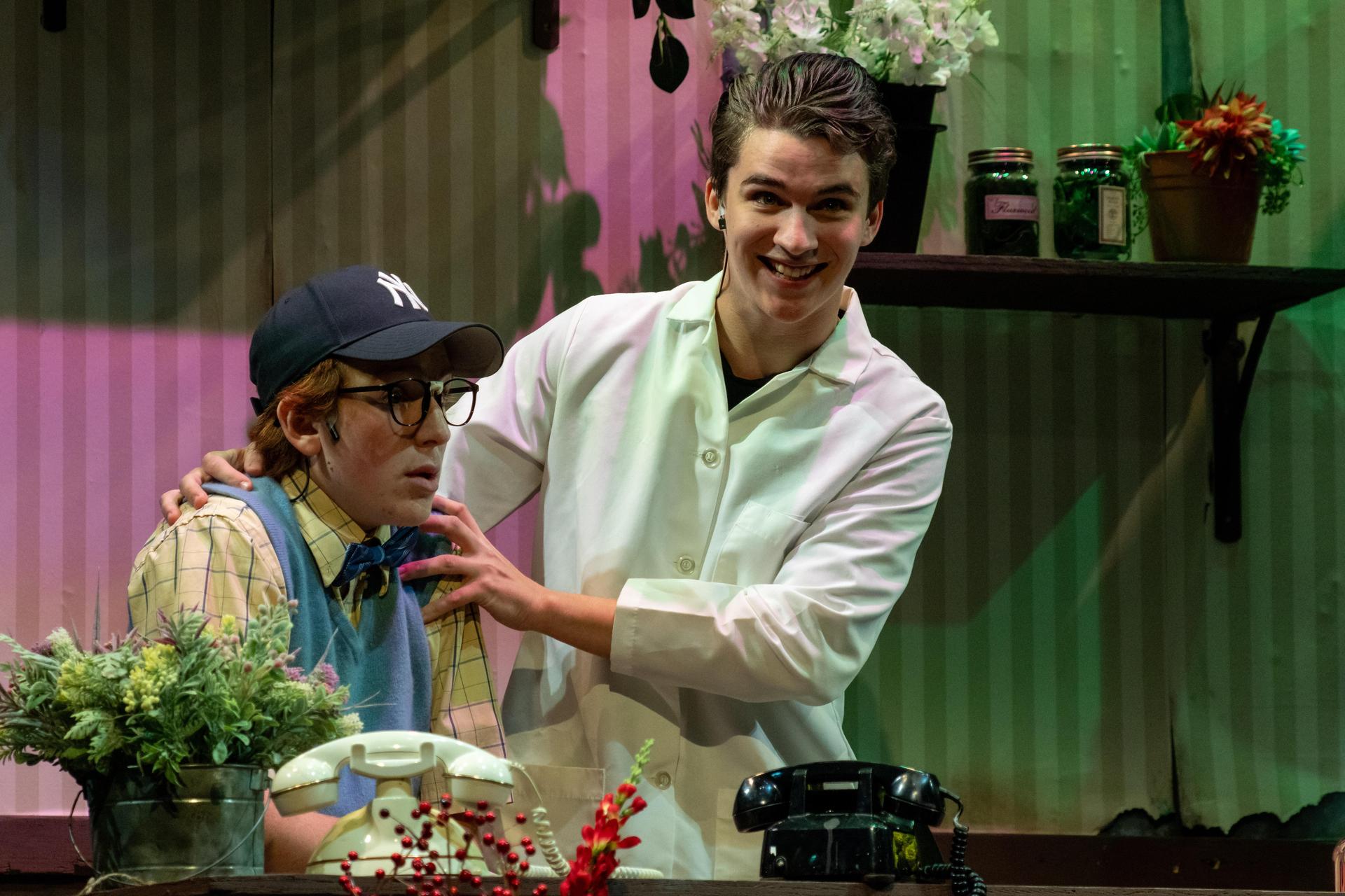 A scene from Little Shop of Horrors