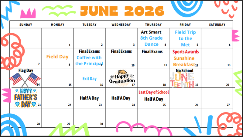 June Calendar 2026