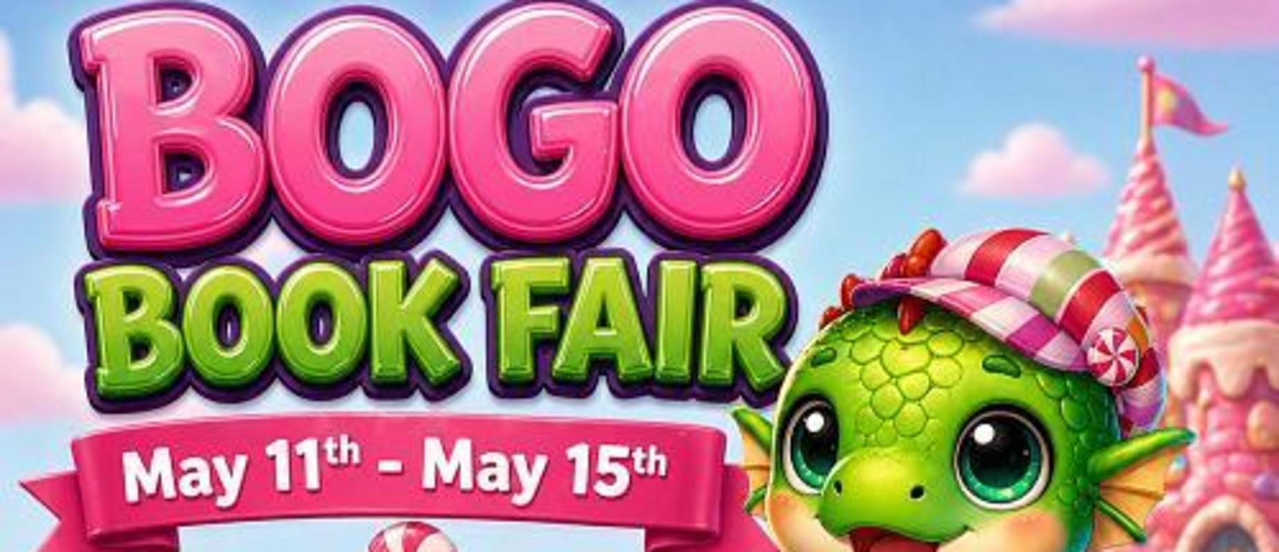 Candy Land-themed  Scholastic Book Fair May 11 - May 15