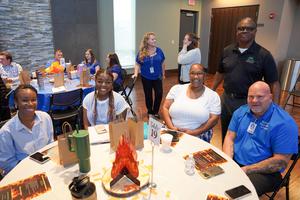 Wheatley teachers pose during New Teacher Induction