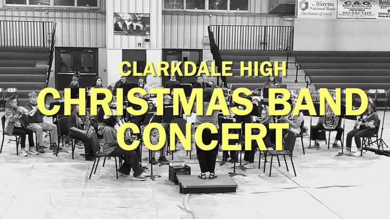 Clarkdale High Christmas Concert Graphic