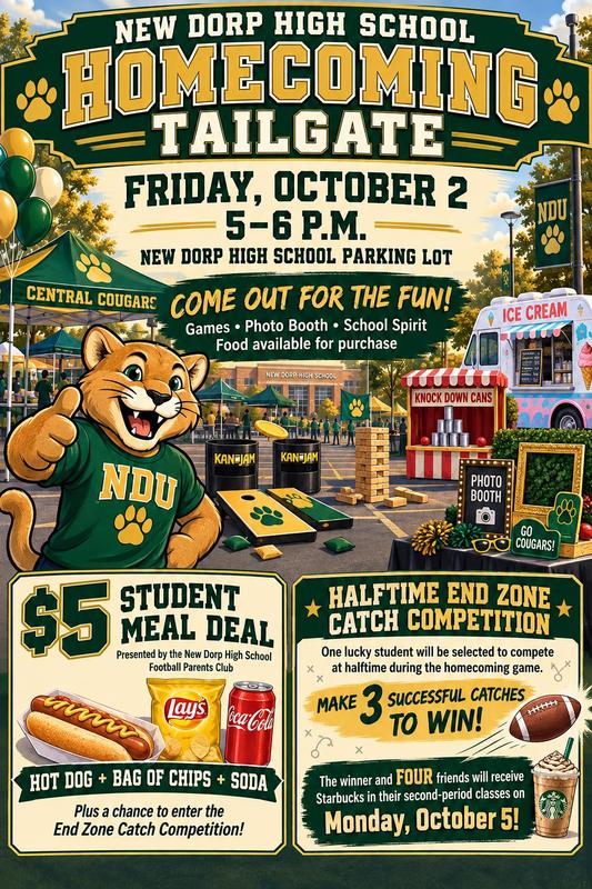 Homecoming Tailgate Flyer