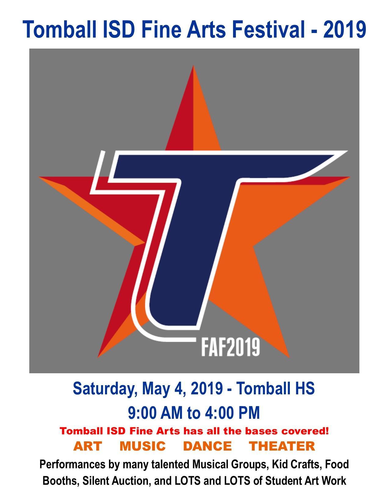 Fine Arts Festival Administrative Services Tomball Independent 