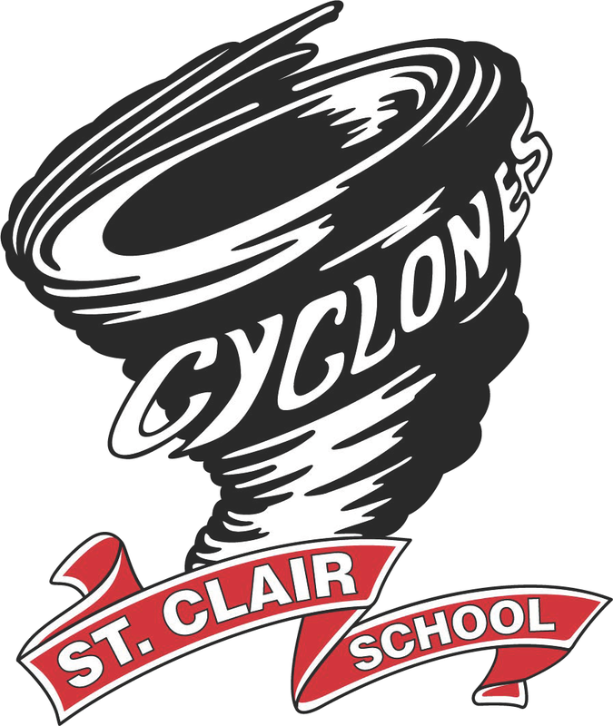 The St. Clair Cyclone school logo