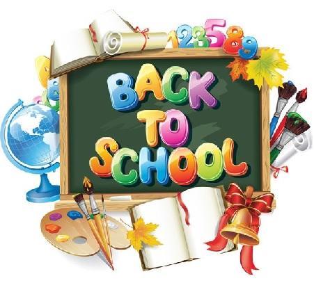 Chalkboard with colorful letters that say