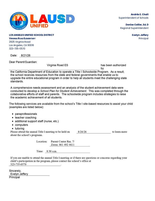 English Letter