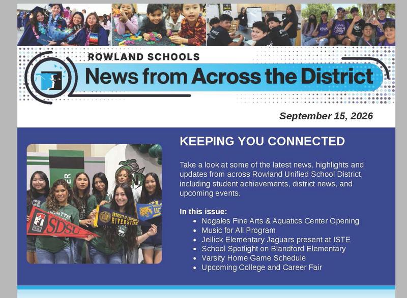 RUSD News September 15