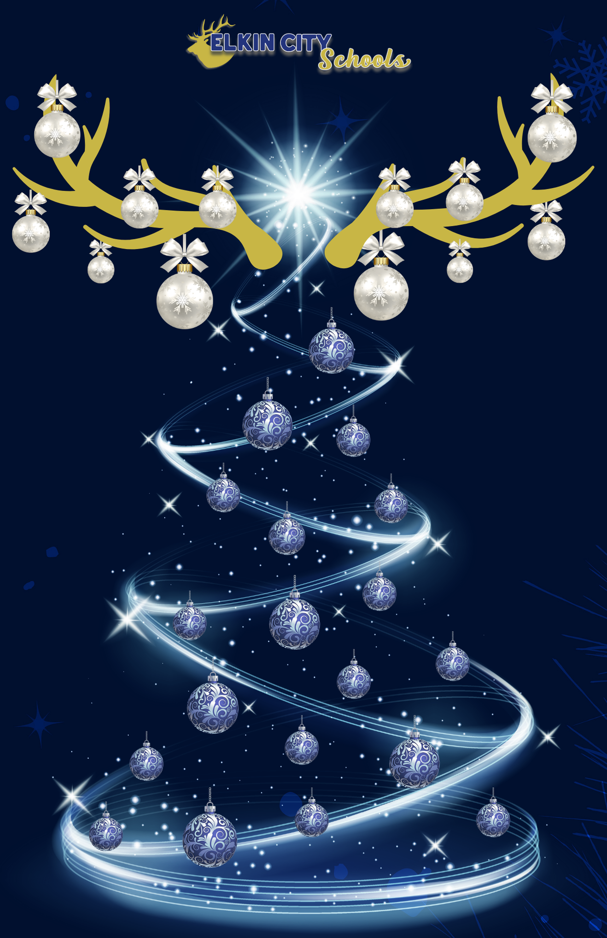 Virtual Elk Angel Tree