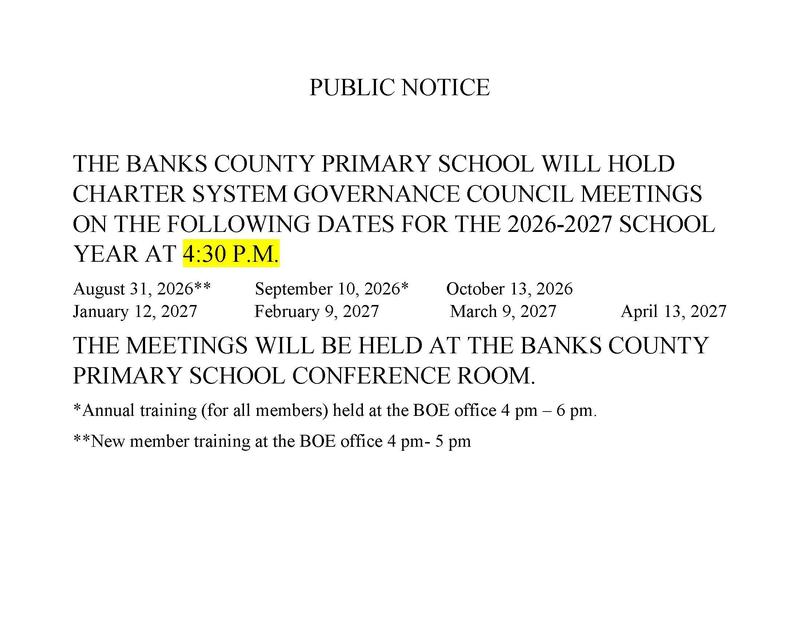 BCPS Public Notice