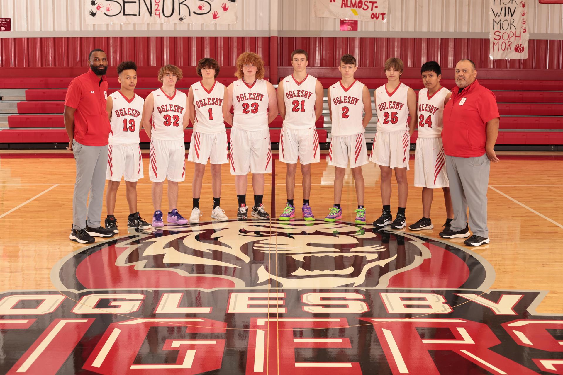 Boys Basketball High School Oglesby Independent School District