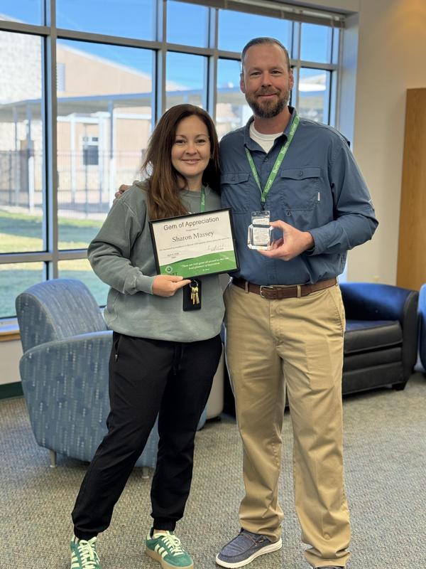 The BHS Gem of the Month is Sharon Massey!