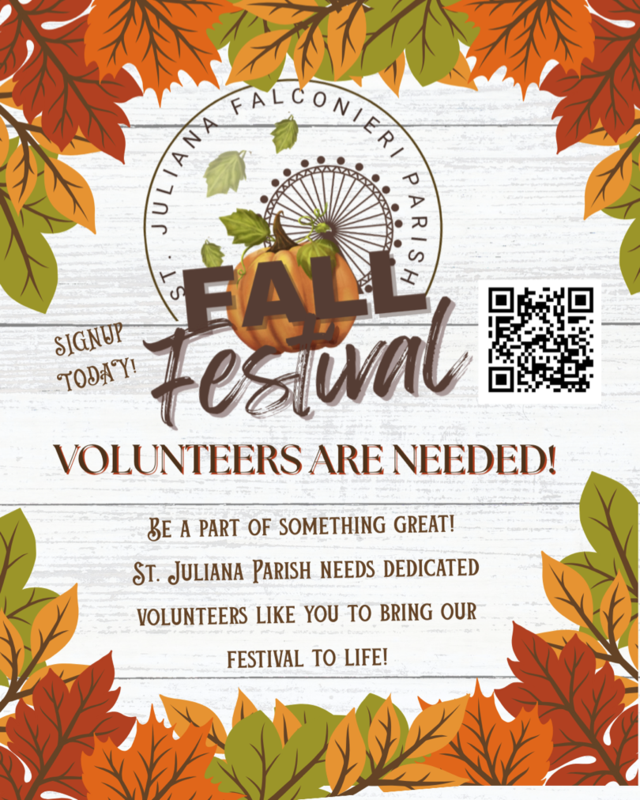 Fall Festival Volunteers Needed Featured Photo