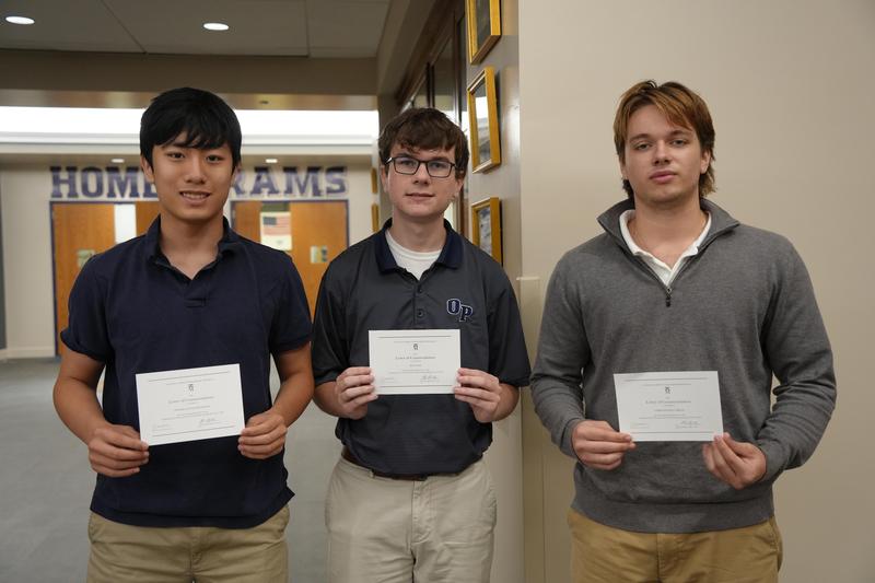 Congratulations to our National Merit Commended Students