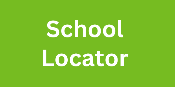 School Locator button on green background -- linked