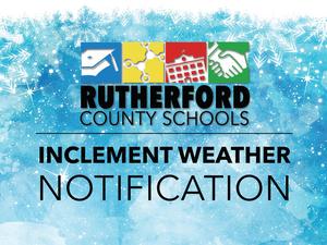 Inclement Weather Announcement