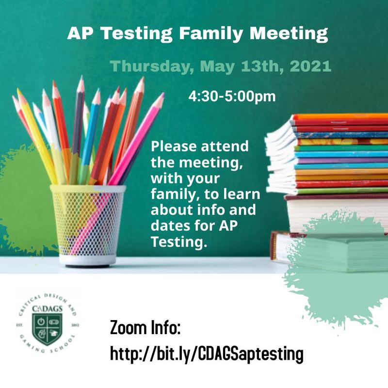 AP Testing Family Meeting Featured Photo