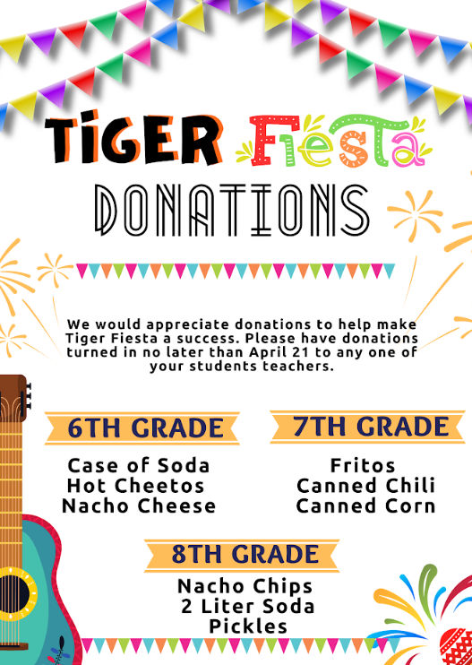 Tiger Fiesta Donations