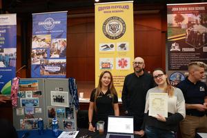 GCHS Staff at Queens Brought High School Fair